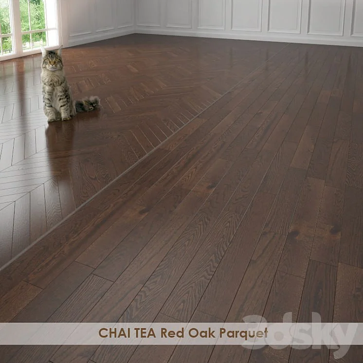 CHAI TEA Red Oak Parquet